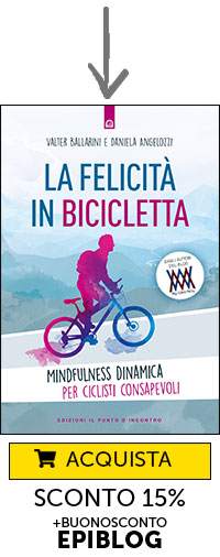 Libro "La felicità in bicicletta" di Valter Ballarini e Daniela Angelozzi
