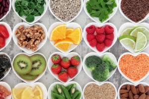 Frutta, verdura, cereali e legumi