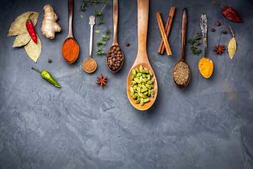 Spezie nella cucina ayurvedica